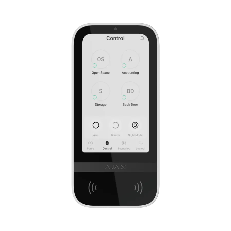 Ajax KeyPad TouchScreen kezelő